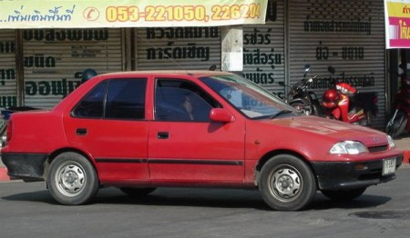 Suzuki Swift wersja sedan - autor Love Krittaya 